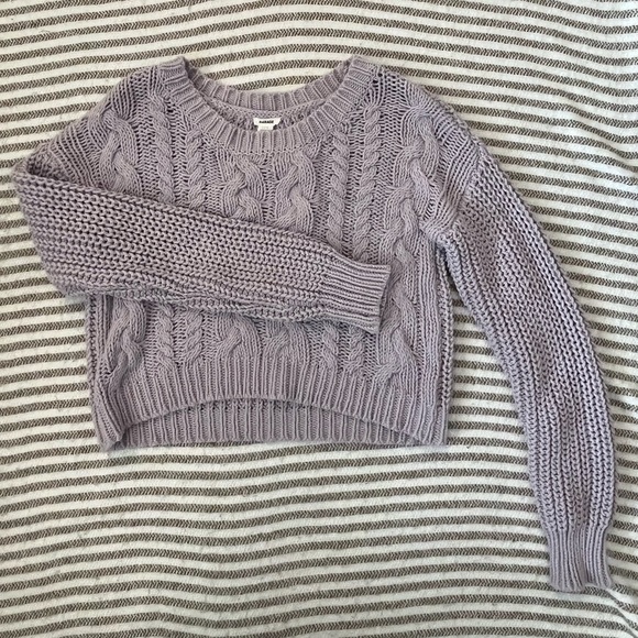 Garage Cable Knit Cropped Sweater - Picture 5 of 5